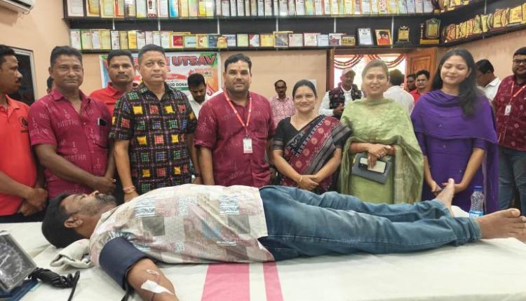 ନିଷ୍ଠା ପରିବାରର ରକ୍ତଦାନ ଉତ୍ସବ ୧୦୩ ୟୁନିଟ୍ ରକ୍ତ ସଂଗୃହୀତ